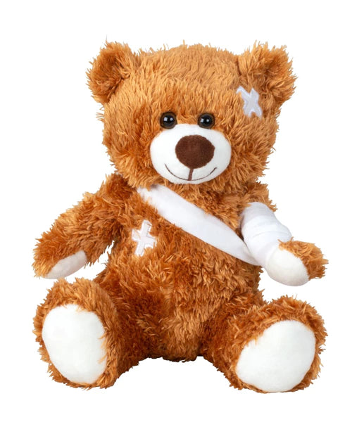 Knuffelbeer gewond