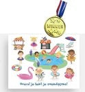 Zwemdiploma cadeautje Medaille